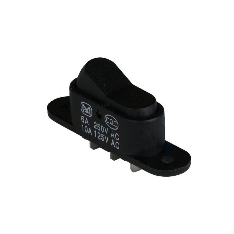 Клавішний перемикач ENERGIO KCD1-13-102 Bk/Bk ON-ON 1 клавіша Клавішний перемикач ENERGIO KCD1-13-102 Bk/Bk ON-ON 1 клавіша