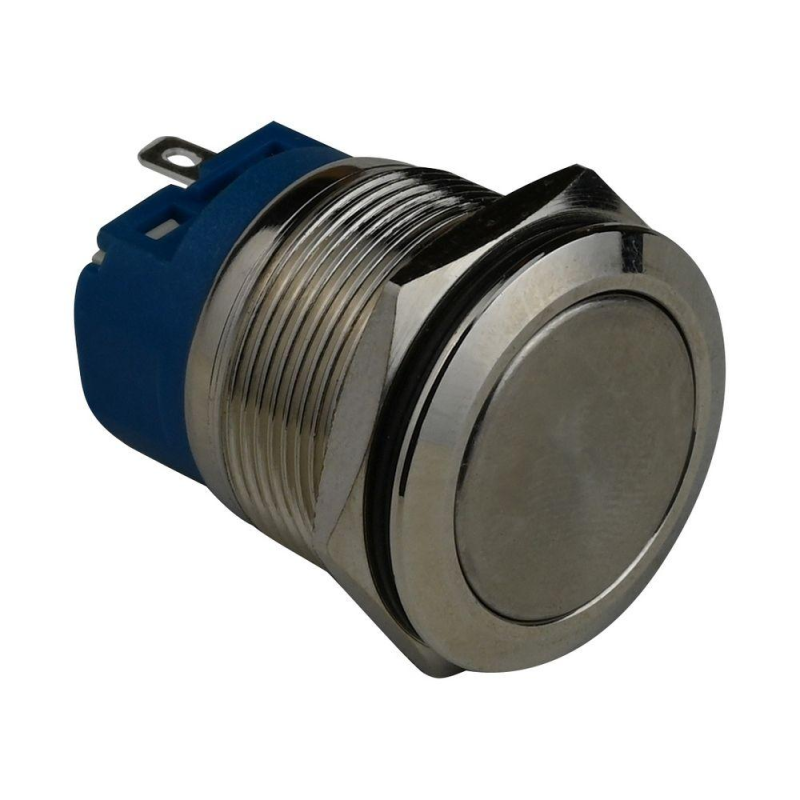 Кнопка металева ENERGIO TYJ22-311 плоска з фіксацією NO