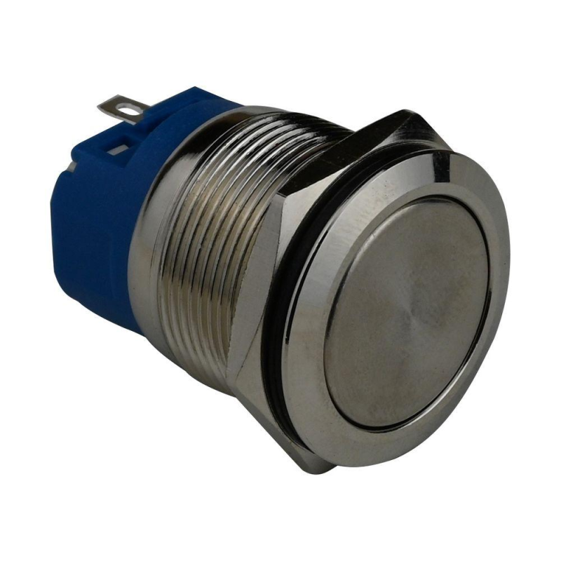 Кнопка металева ENERGIO TYJ22-211 плоска без фіксації NO Кнопка металева ENERGIO TYJ22-211 плоска без фіксації NO