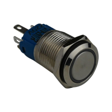 Кнопка металева ENERGIO TYJ16-261 з підсвіткою без фіксації 220В червона NO+NC