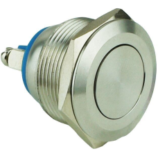 Кнопка металева ENERGIO TY22B-P10F плоска під болт без фіксації NO