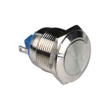 Кнопка металева ENERGIO TY19B-P10F плоска під болт без фіксації NO