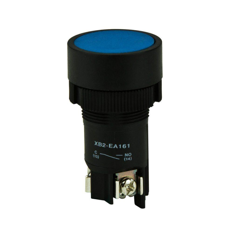 Кнопка ENERGIO LAY5-EA161 ПУСК синя NO Кнопка ENERGIO LAY5-EA161 ПУСК синя NO