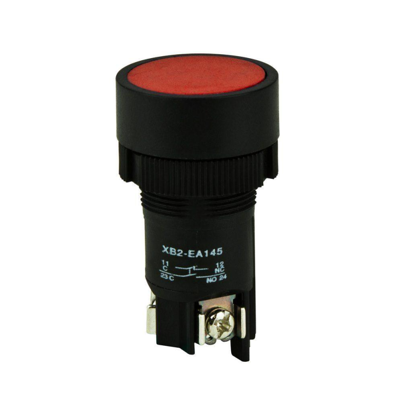 Кнопка ENERGIO LAY5-EA145 СТОП червона NO+NC Кнопка ENERGIO LAY5-EA145 СТОП червона NO+NC