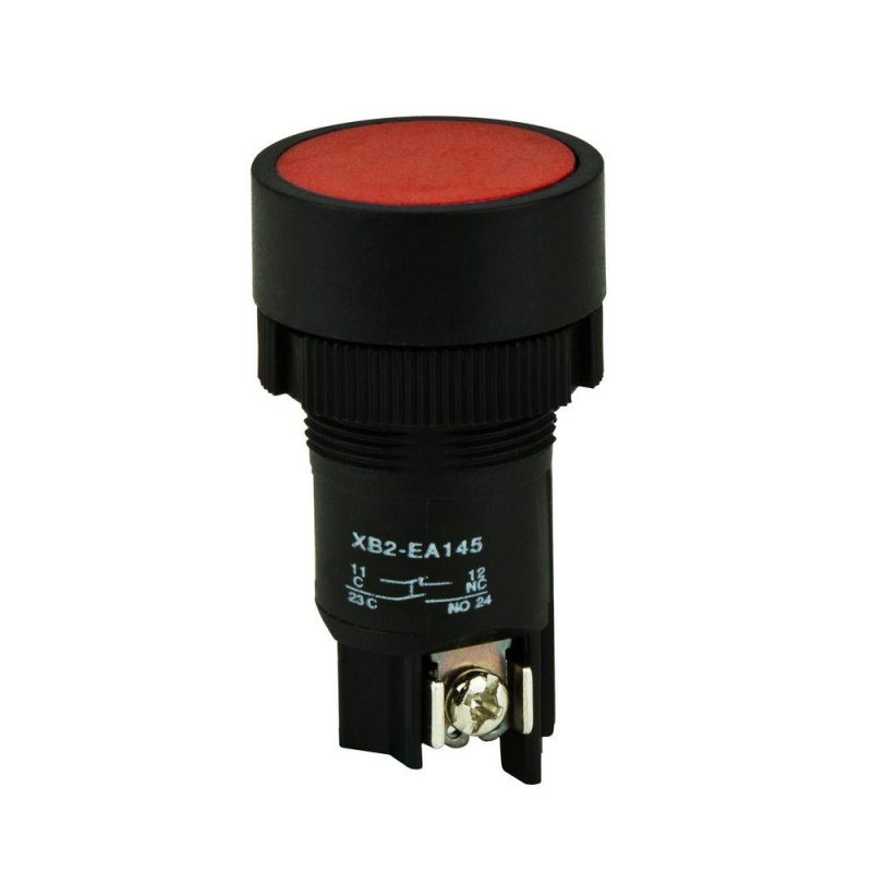 Кнопка ENERGIO LAY5-EA142 СТОП червона NC