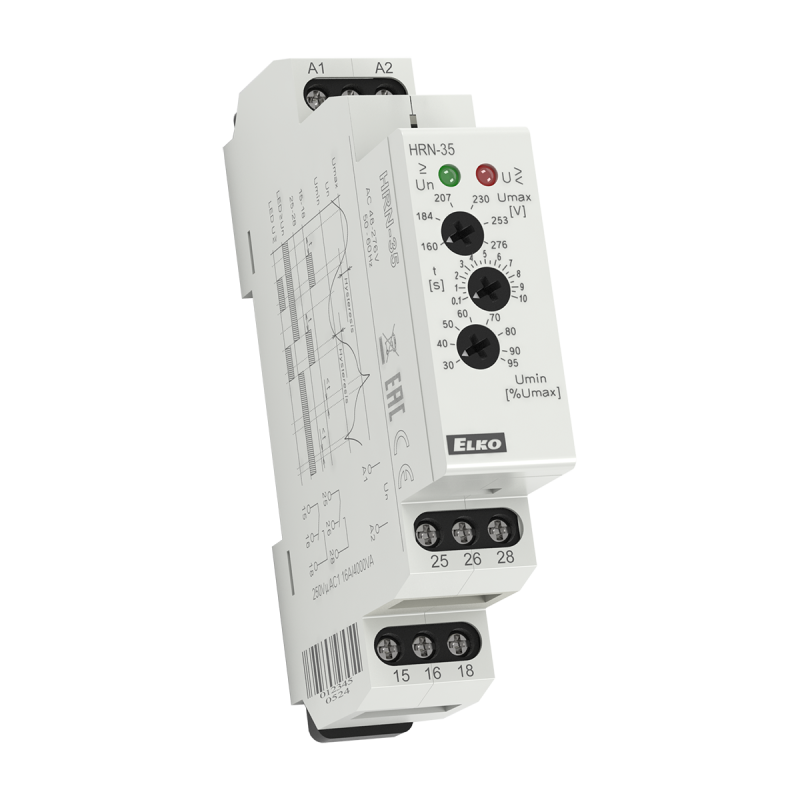 Реле напруги HRN-35 48-276V AC