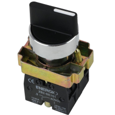 Перемикач секторний ENERGIO XB2-BD33 1-0-2 з фіксацією 2NO