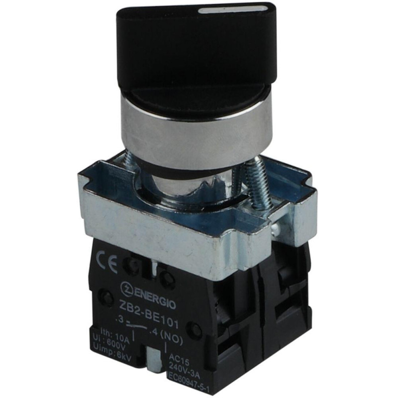 Перемикач секторний ENERGIO XB2-BD25 1-0 NO+NC Перемикач секторний ENERGIO XB2-BD25 1-0 NO+NC