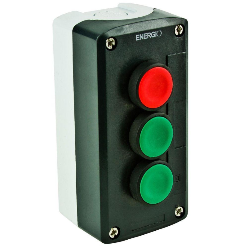 Пост кнопочний ENERGIO XAL-D321 ПУСК/СТОП/ПУСК NO+NC+NO
