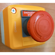 Пост кнопочний ENERGIO XAL-D174 СТОП грибок з фіксацією червоний NC