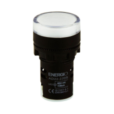 Індикатор ENERGIO AD22-22DS 24В AC/DC білий