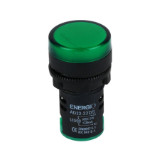Індикатор ENERGIO AD22-22DS 24В AC/DC зелений