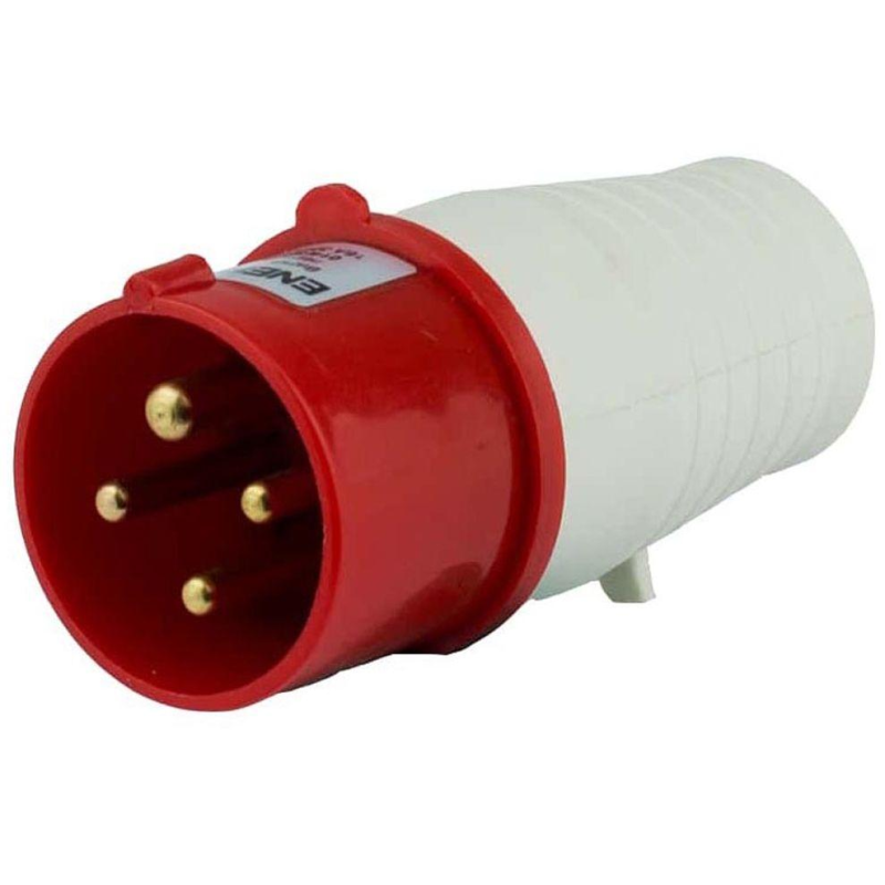 Вилка силова переносна ENERGIO 034(3P+PE) 63A 380В IP67