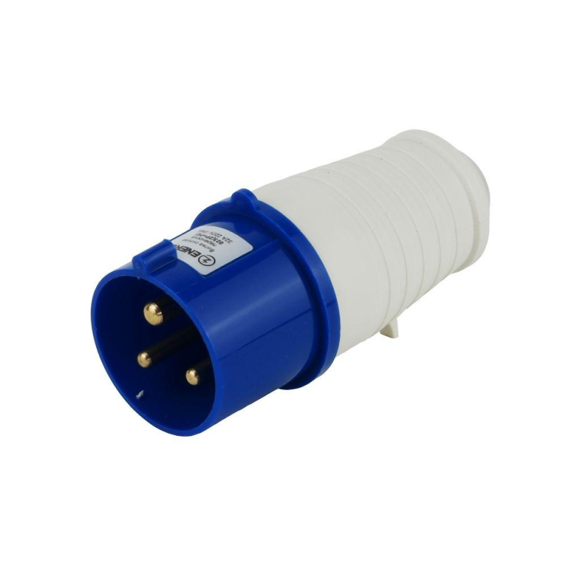 Вилка силова переносна ENERGIO 023(2P+PE) 32A 220В IP44