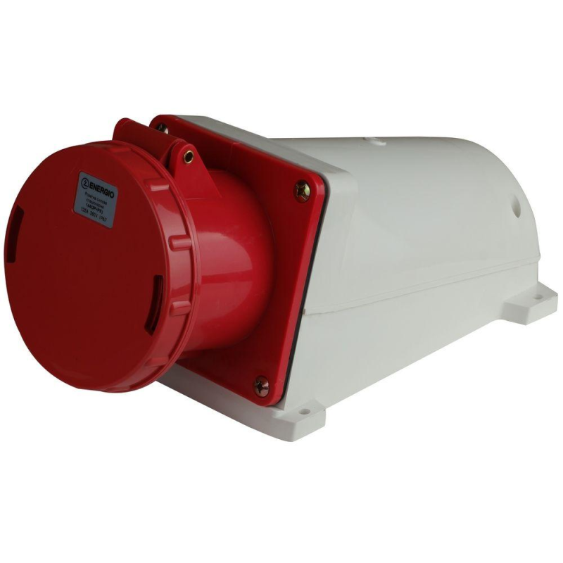 Розетка силова стаціонарна ENERGIO 144(3P+PE) 125A 380В IP67 Розетка силова стаціонарна ENERGIO 144(3P+PE) 125A 380В IP67