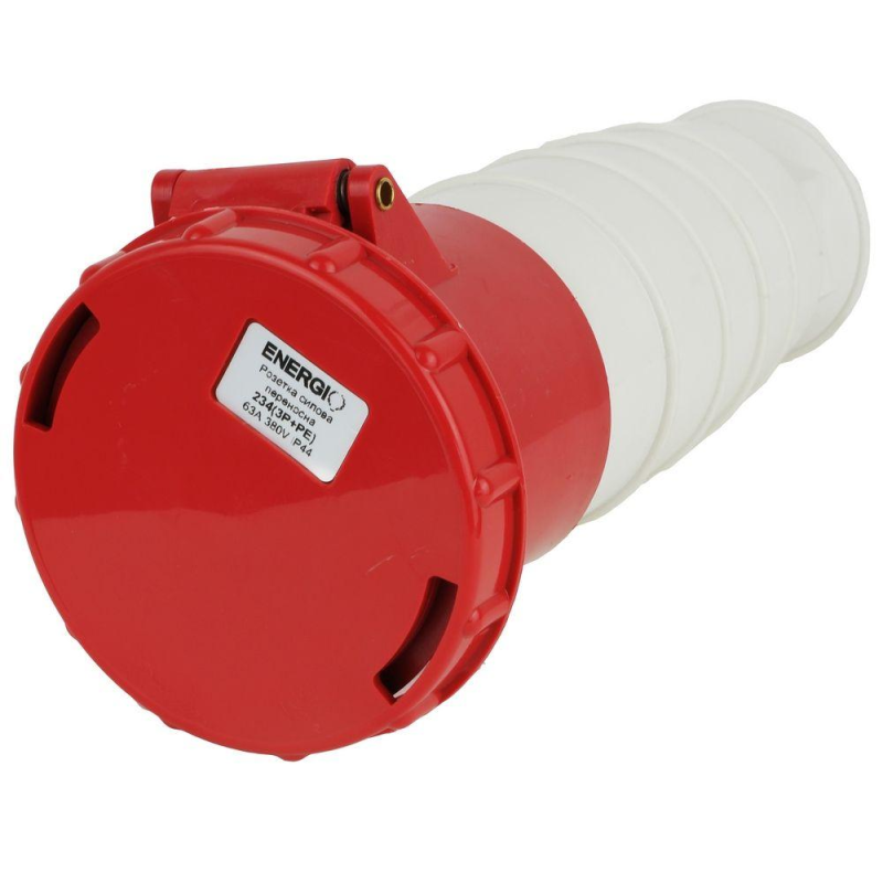 Розетка силова переносна ENERGIO 234(3P+PE) 63A 380В IP67
