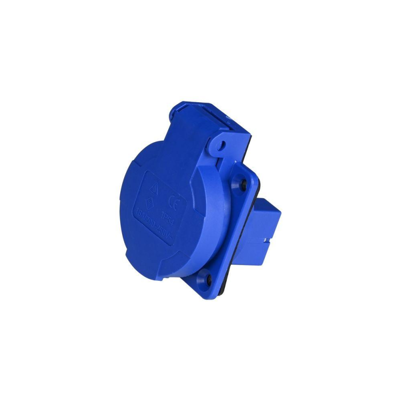 Розетка силова вбудована ENERGIO 312(2P+PE) Schuko 16A 220В IP44