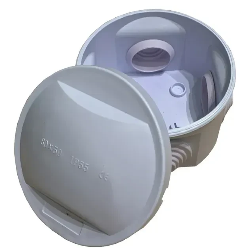 Коробка монтажна герметична IP65 ENERGIO d80*50 Коробка монтажна герметична IP65 ENERGIO d80*50