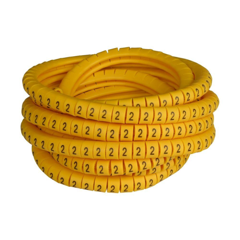 Маркер кабельний ENERGIO EC-3 цифра 2 5.2-10мм2 (350шт) Маркер кабельний ENERGIO EC-3 цифра 2 5.2-10мм2 (350шт)