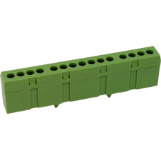 Шина нульова ізольована ENERGIO на DIN-рейку 15 отв.