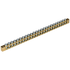 Шина нульова ENERGIO брусок 8x12мм 24 отв.