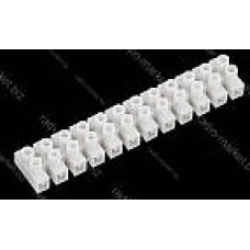 Клемна колодка зажимна ENERGIO 12.4 3A H-подібна PP біла