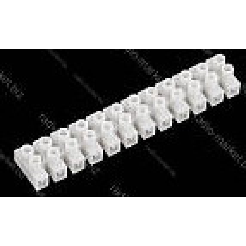 Клемна колодка зажимна ENERGIO 12.4 3A H-подібна PP біла Клемна колодка зажимна ENERGIO 12.4 3A H-подібна PP біла