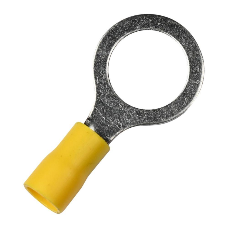 Наконечник ізольований кільцевий ENERGIO RV5.5-12 жовтий (100шт) Наконечник ізольований кільцевий ENERGIO RV5.5-12 жовтий (100шт)