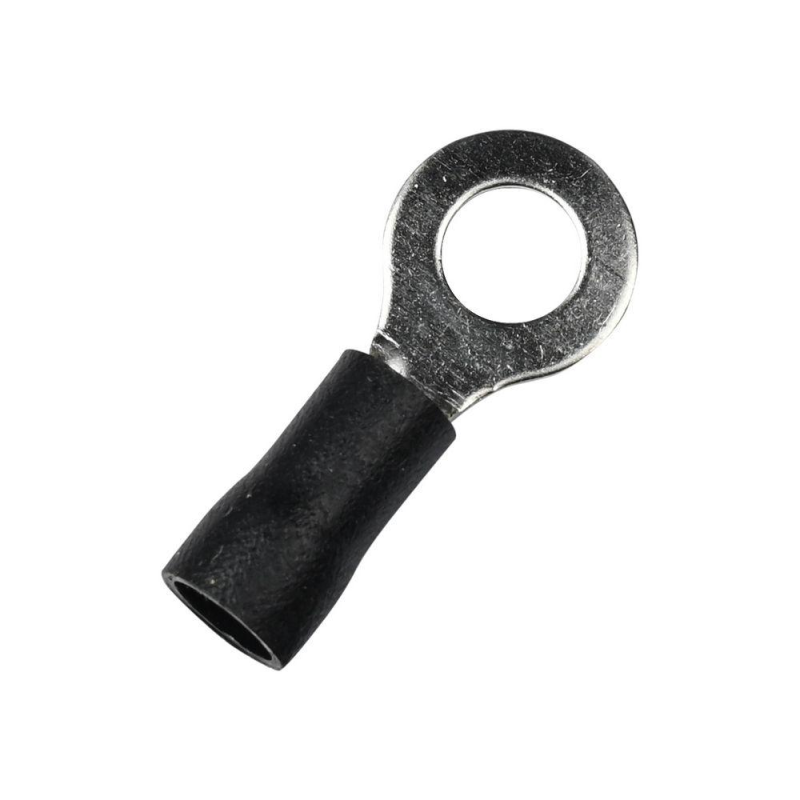 Наконечник ізольований кільцевий ENERGIO RV3.5-6 чорний (100шт) Наконечник ізольований кільцевий ENERGIO RV3.5-6 чорний (100шт)