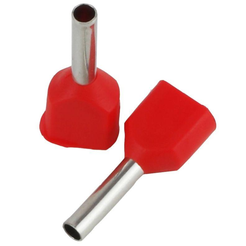 Наконечник ізольований втулковий ENERGIO TE 2х0.75мм2 8мм червоний (100шт) Наконечник ізольований втулковий ENERGIO TE 2х0.75мм2 8мм червоний (100шт)