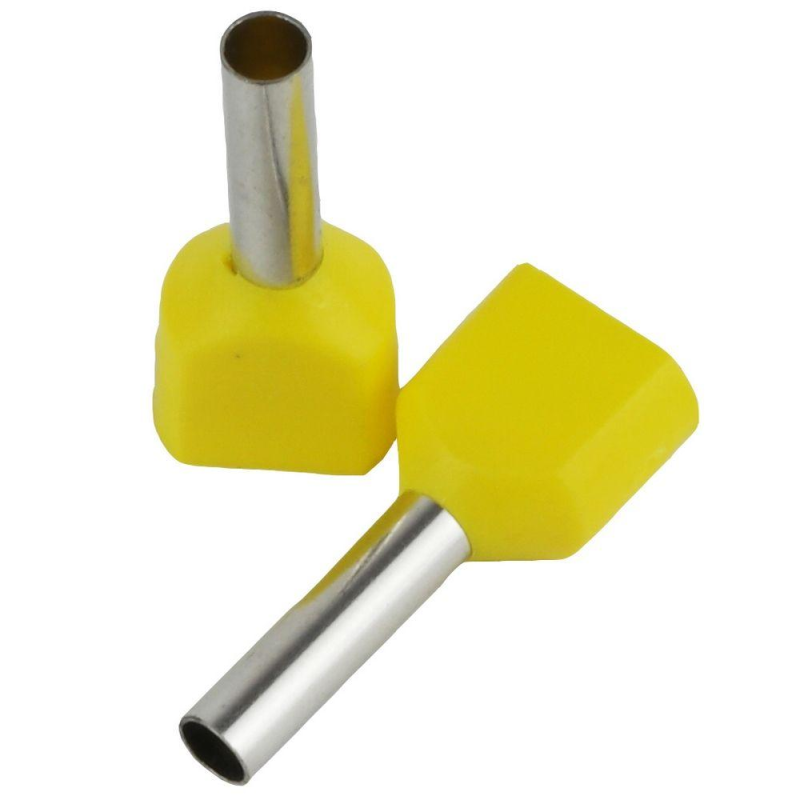 Наконечник ізольований втулковий ENERGIO TE 2х2.5мм2 13мм жовтий (100шт) Наконечник ізольований втулковий ENERGIO TE 2х2.5мм2 13мм жовтий (100шт)