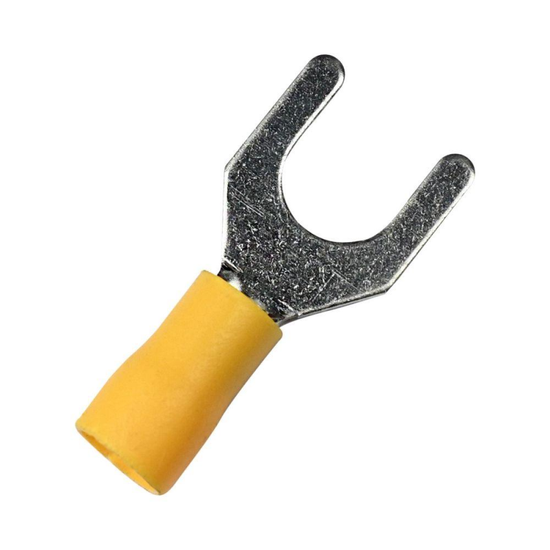 Наконечник ізольований вилочний ENERGIO SV5.5-6 жовтий (100шт) Наконечник ізольований вилочний ENERGIO SV5.5-6 жовтий (100шт)