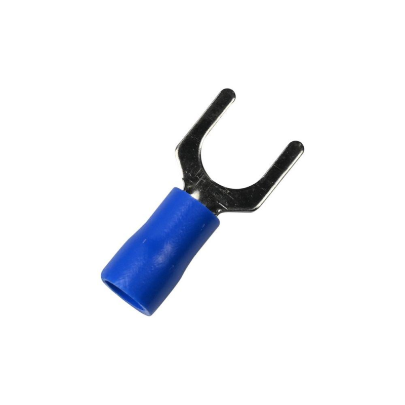 Наконечник ізольований вилочний ENERGIO SV2-6 синій (100шт) Наконечник ізольований вилочний ENERGIO SV2-6 синій (100шт)