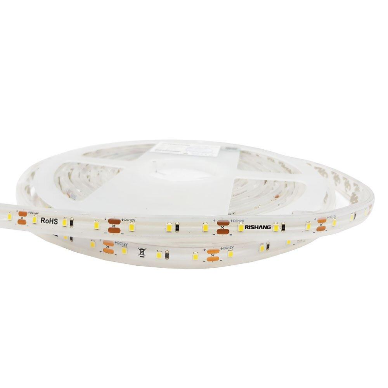 LED стрічка RISHANG 60-2835-12V-IP67 5.5W 400Lm 4000K 5м (RN3060TA-B)