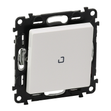 Вимикач 1-клавішний з підсвічуванням, білий, 752410 Legrand Valena Life