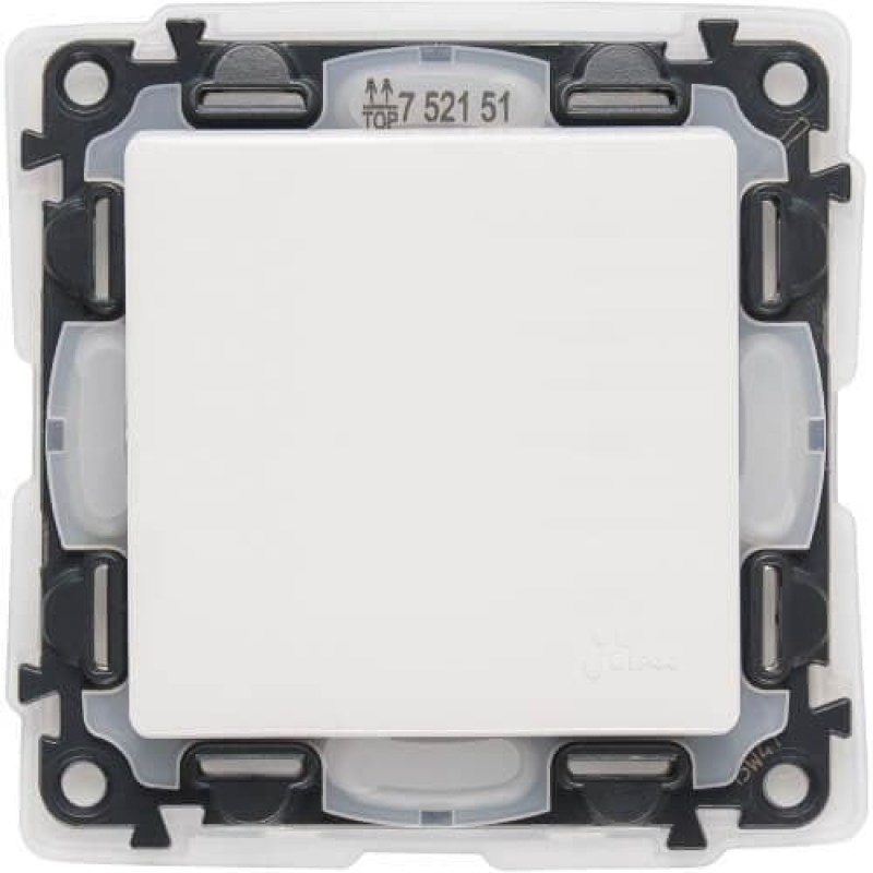 Вимикач 1-клавішний вологозахищений, IP44, білий, 752151 Legrand Valena Life Вимикач 1-клавішний вологозахищений, IP44, білий, 752151 Legrand Valena Life