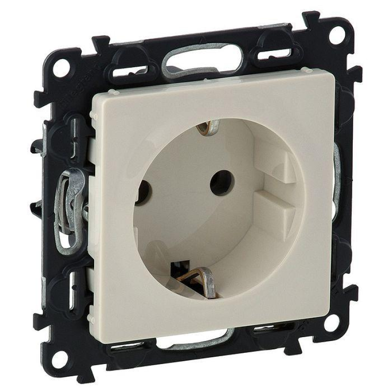 Розетка із заземленням, слонова кістка, 753521 Legrand Valena Life