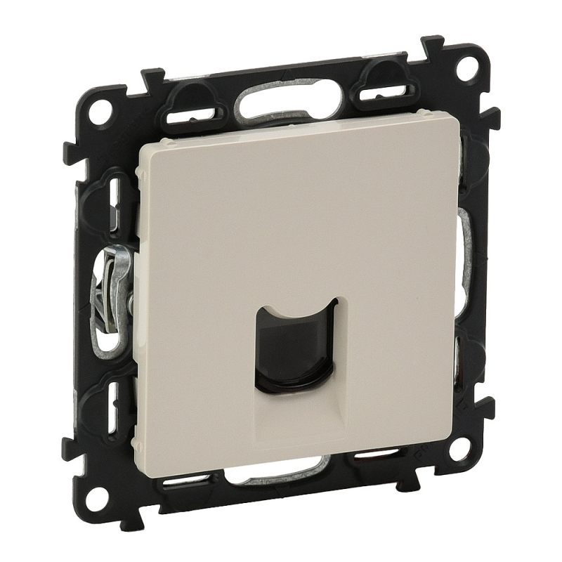 Розетка телефонна RJ11, слонова кістка, 753538 Legrand Valena Life Розетка телефонна RJ11, слонова кістка, 753538 Legrand Valena Life