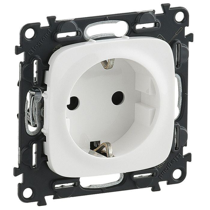 Розетка електрична, білий, Valena ALLURE 753721 Legrand Розетка електрична, білий, Valena ALLURE 753721 Legrand