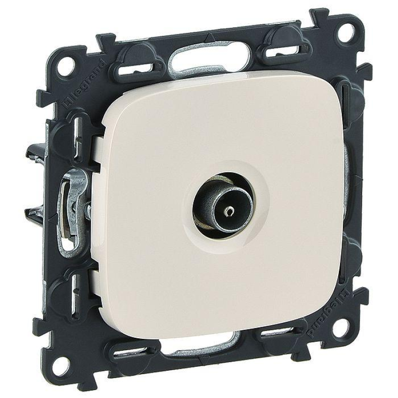 Розетка ТВ прохідна, слонова кістка, Valena ALLURE 753861 Legrand Розетка ТВ прохідна, слонова кістка, Valena ALLURE 753861 Legrand