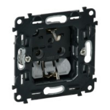 Розетка із заземленням, безгвинтові затискачі, Valena 753021 Legrand