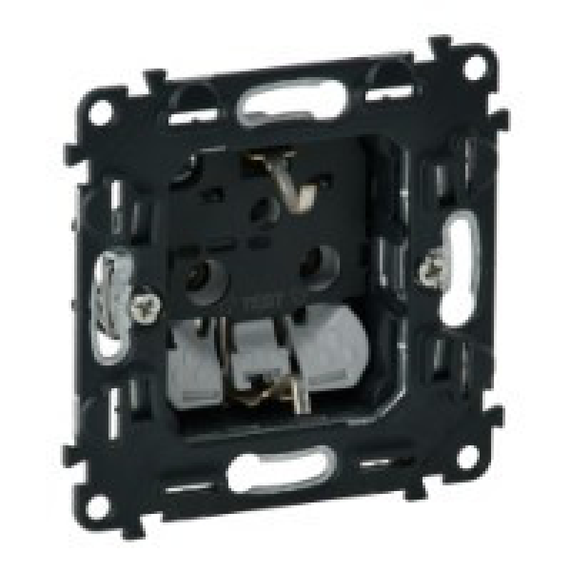 Розетка із заземленням, безгвинтові затискачі, Valena 753021 Legrand