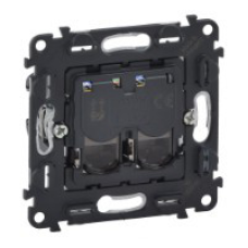 Розетка комп“ютерна подвійна RJ45 кат.6 UTP, Valena 753043 Legrand