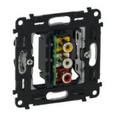 Розетка RCA потрійна, Valena 753075 Legrand