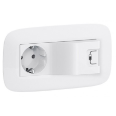 Розетка із зеземленням та USB для заряджання, білий, Valena 753110 Legrand