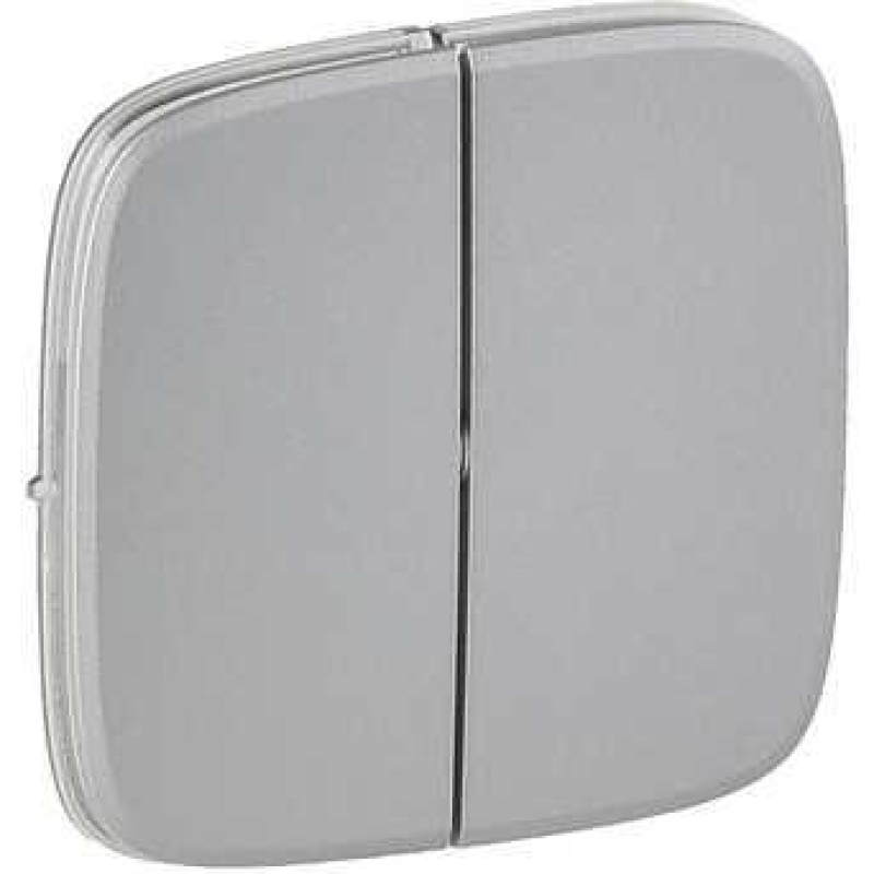 Клавіша вимикача двоклавішного, алюміній, Valena 755027 Legrand Клавіша вимикача двоклавішного, алюміній, Valena 755027 Legrand