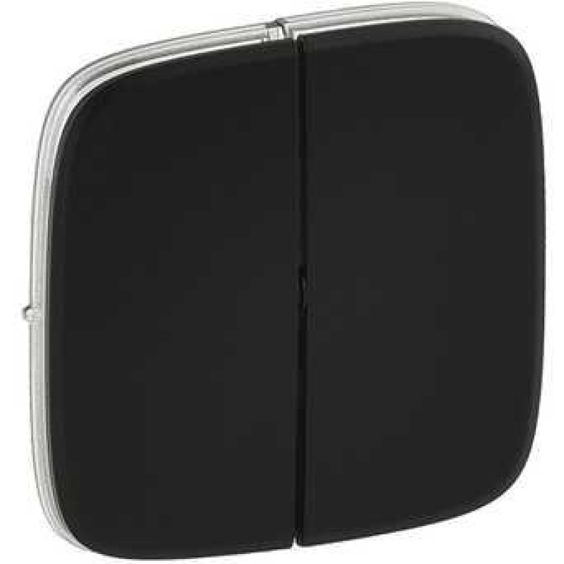 Клавіша вимикача двоклавішного, антрацит, Valena 755028 Legrand Клавіша вимикача двоклавішного, антрацит, Valena 755028 Legrand