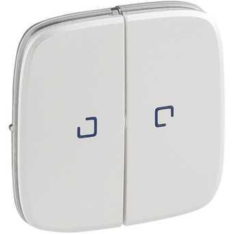 Клавіша вимикача двоклавішного з підсвіткою, перли, Valena 755229 Legrand Клавіша вимикача двоклавішного з підсвіткою, перли, Valena 755229 Legrand