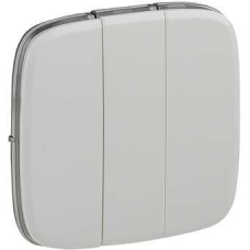 Клавіша вимикача триклавішного, білий, Valena 755035 Legrand