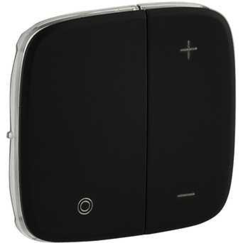 Накладка світлорегулятора натискного, антрацит, Valena 752088 Legrand